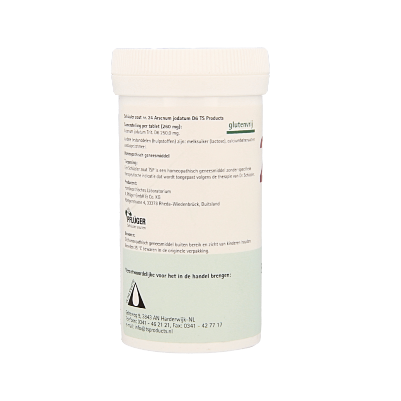 Pflüger Arsenum jodatum 24 D6 Schussler 400 Tabletten