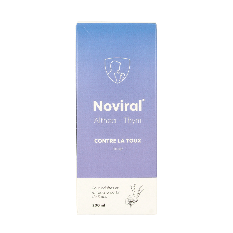 Noviral Alle hoest althea en tijmsiroop 200 Milliliter