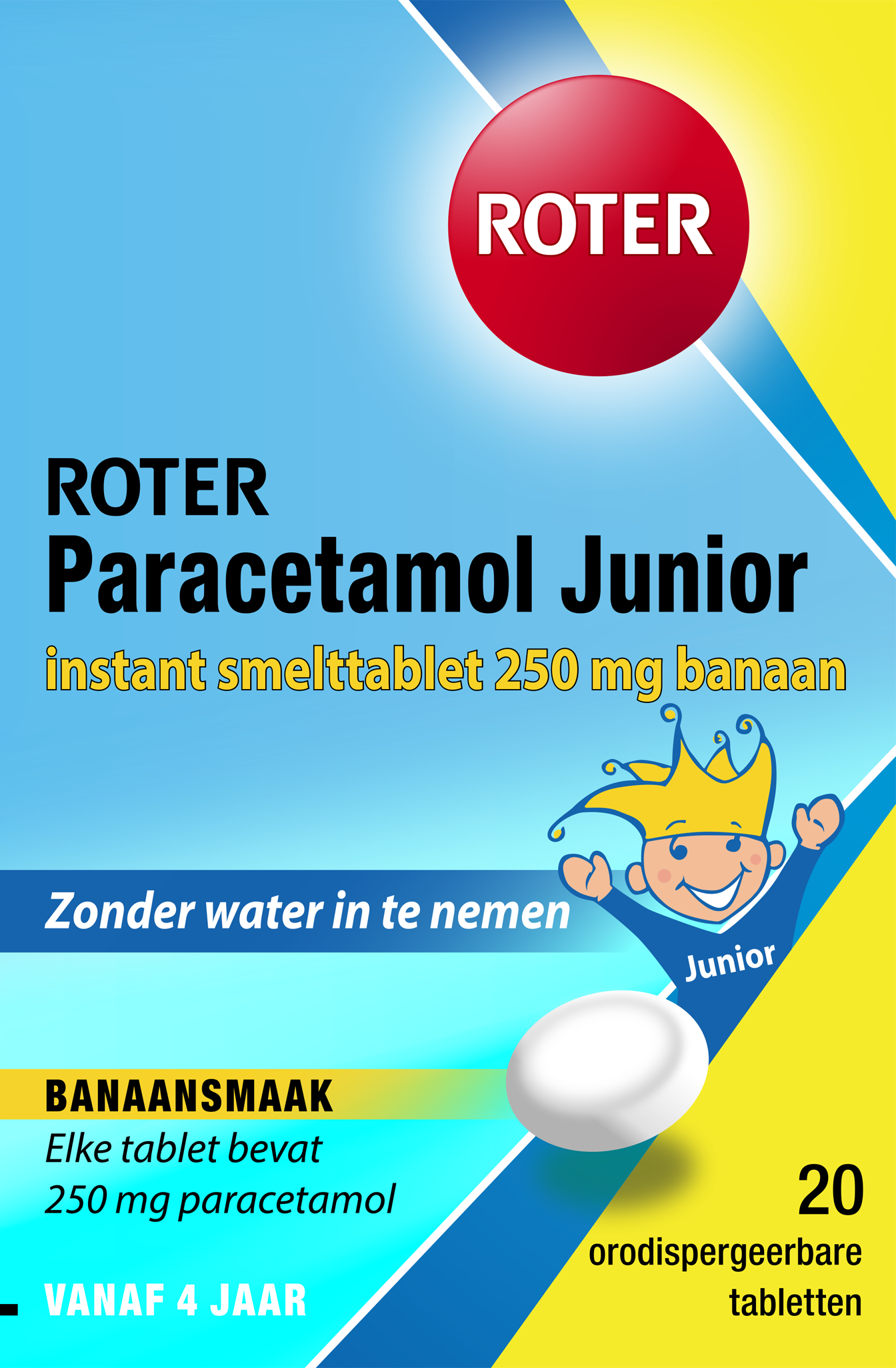 Roter Paracetamol 250 junior 20.00 Tabletten