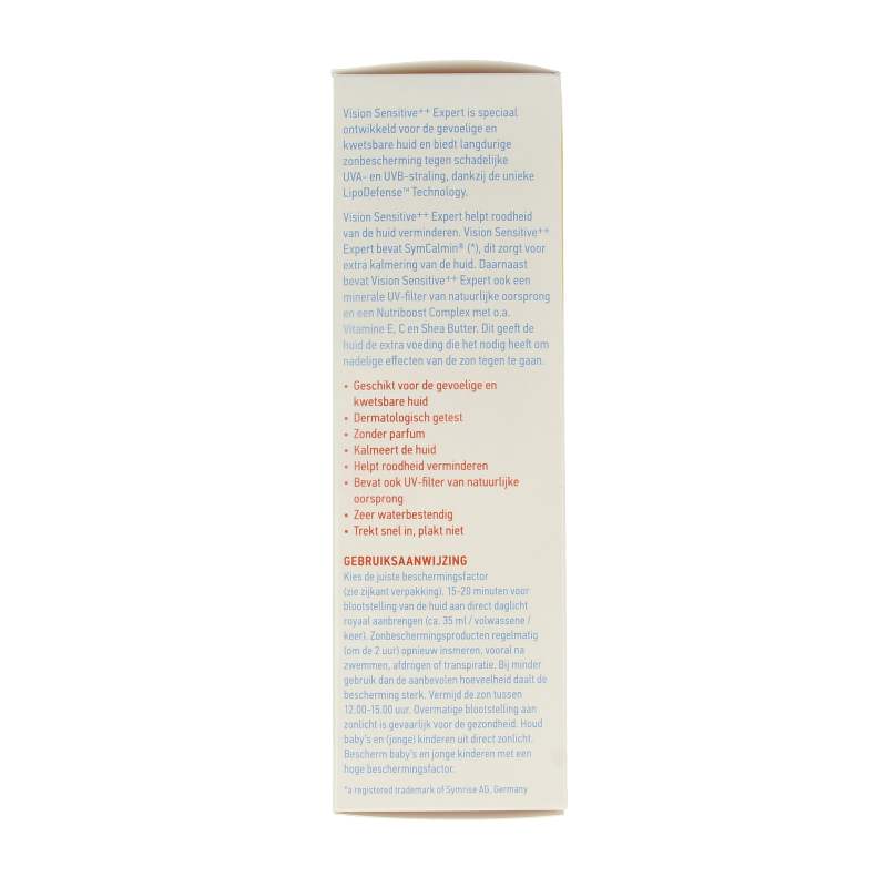 Vision High sensitive SPF50+ 185 Milliliter