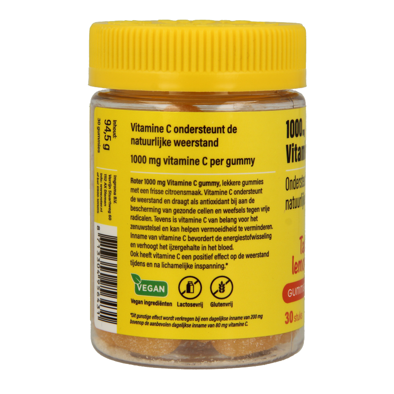 Roter Vitamine C 1000mg citroen gummi 30 Tabletten