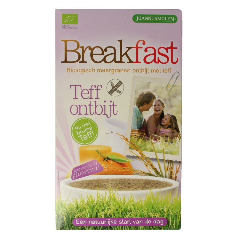 Joannusmolen Breakfast teff ontbijt bio 300 Gram