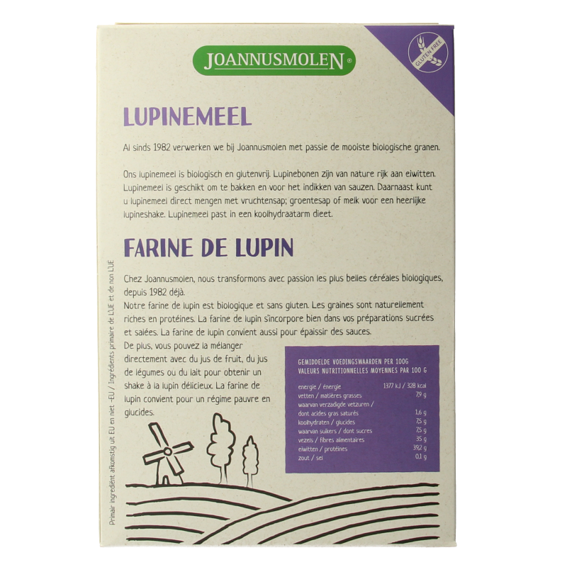 Joannusmolen Lupinemeel bio 200 Gram