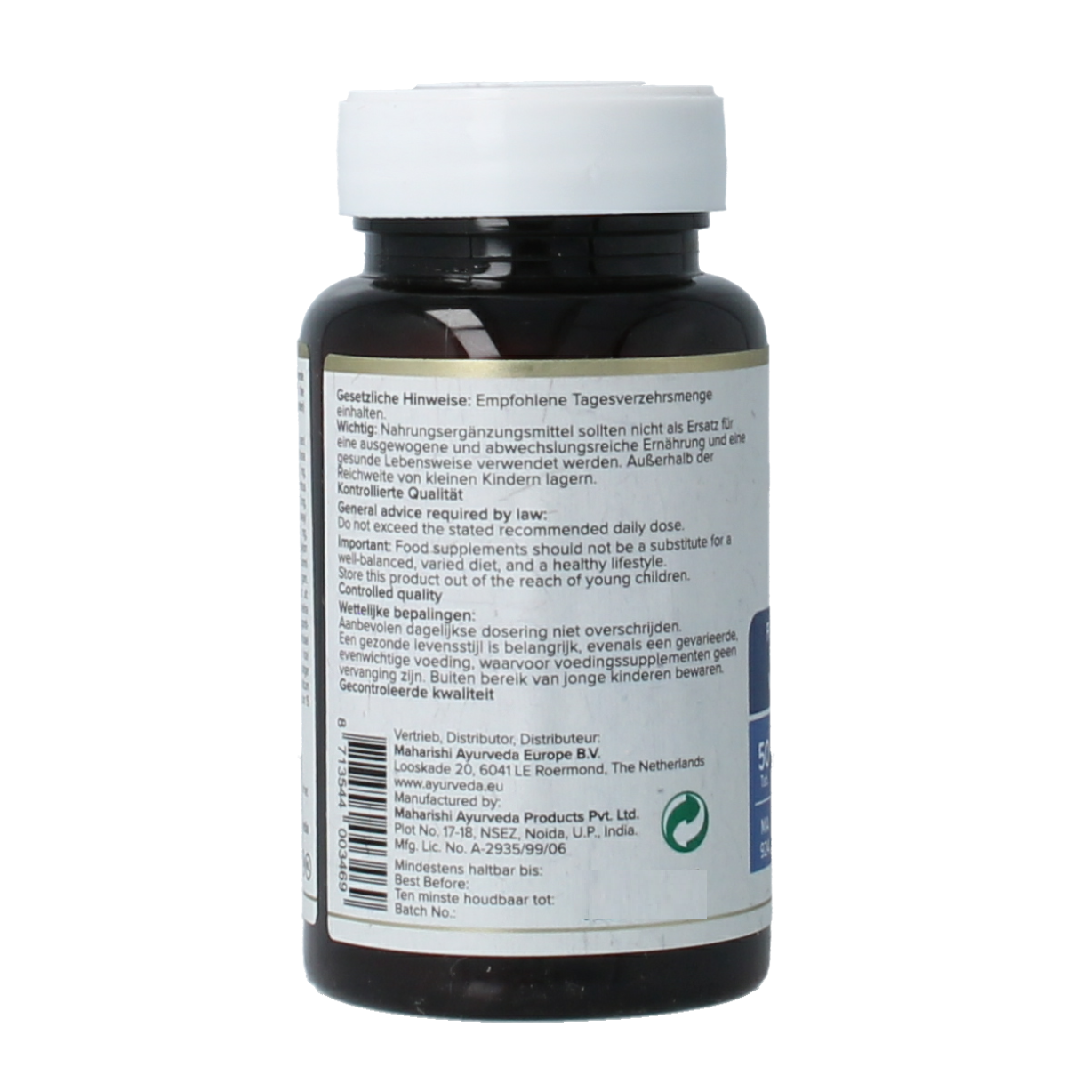 Maharishi Ayurv Actieve man 50.00 Tabletten