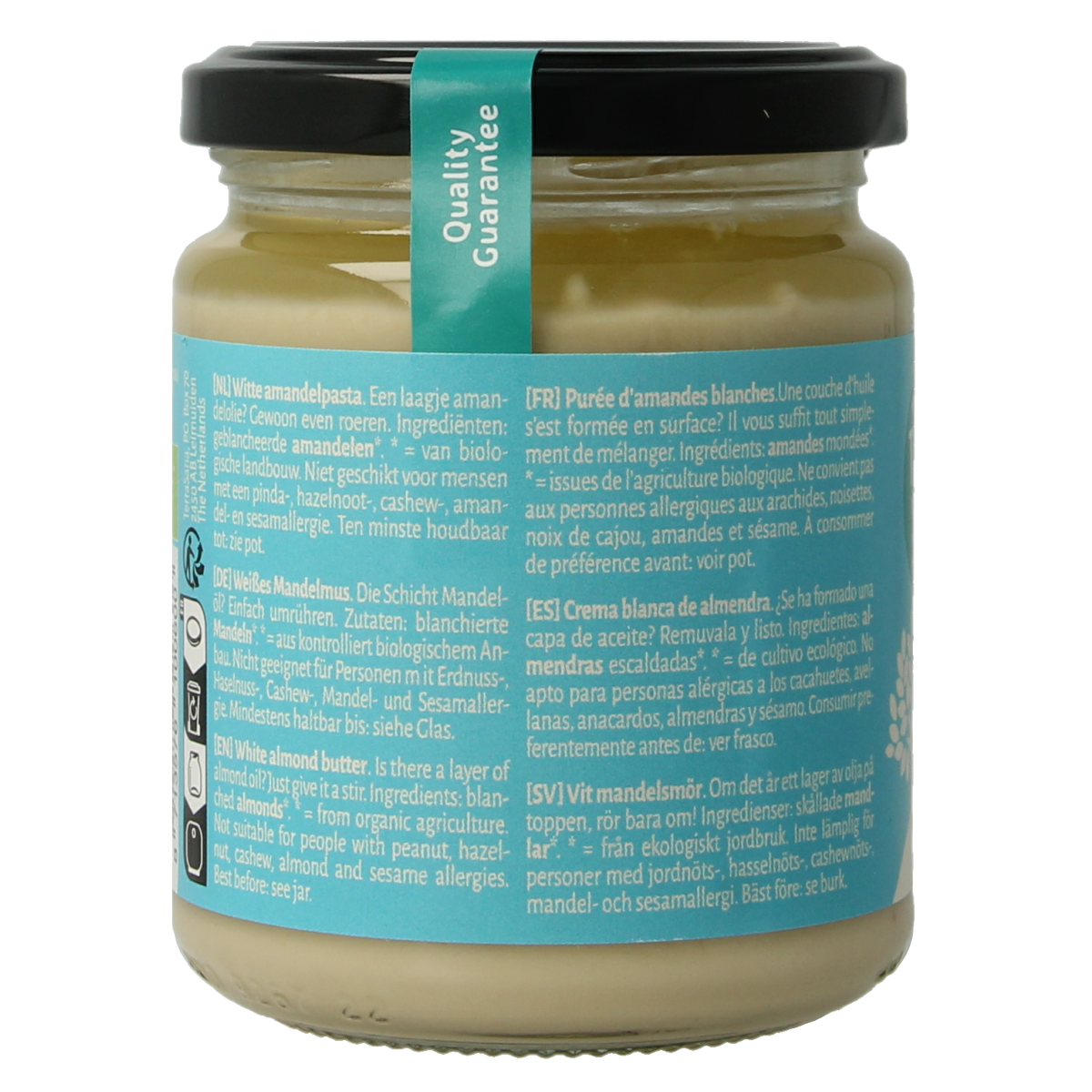 TerraSana Witte amandelpasta bio 250.00 Gram