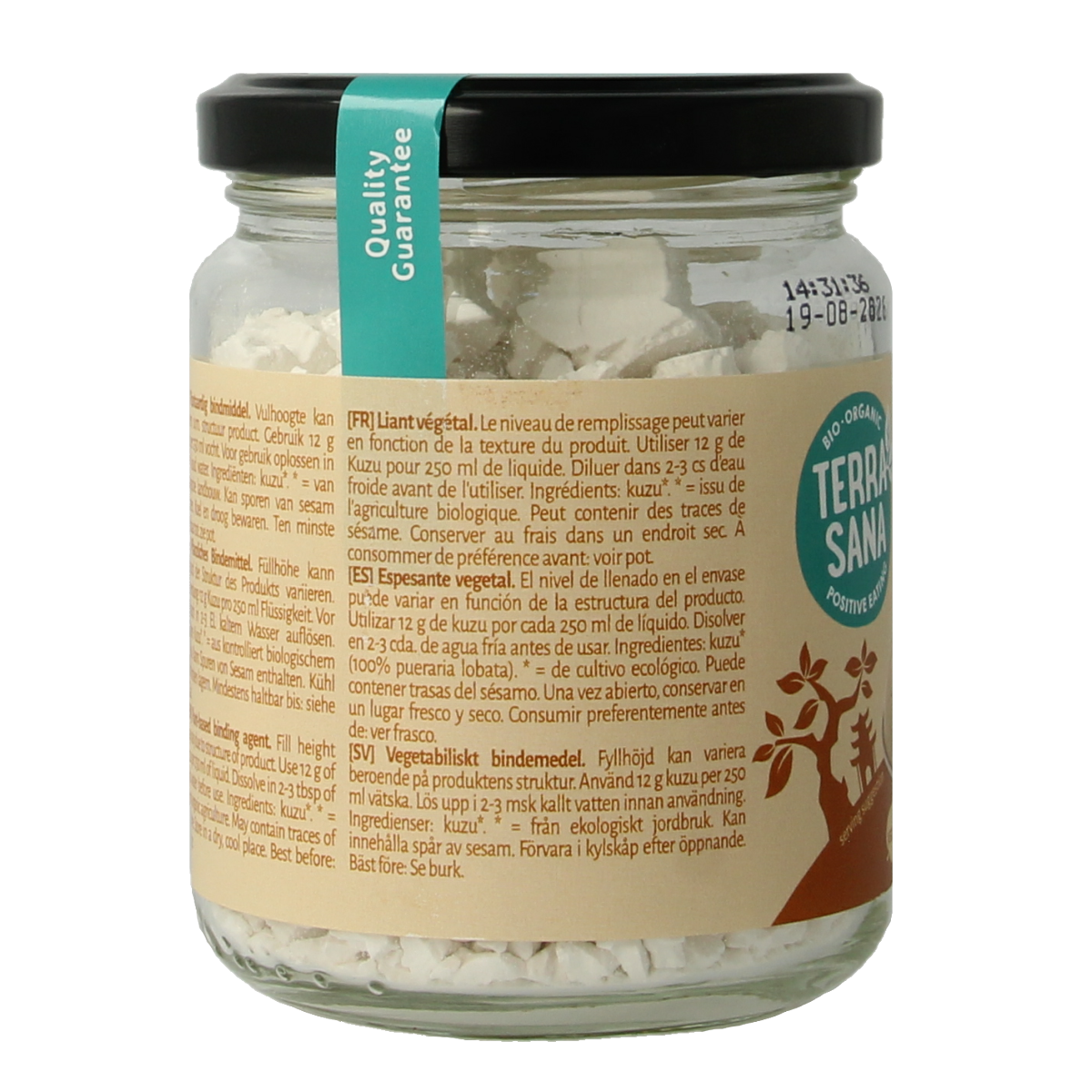 TerraSana Kuzu grijs (glas) eko bio 125.00 Gram