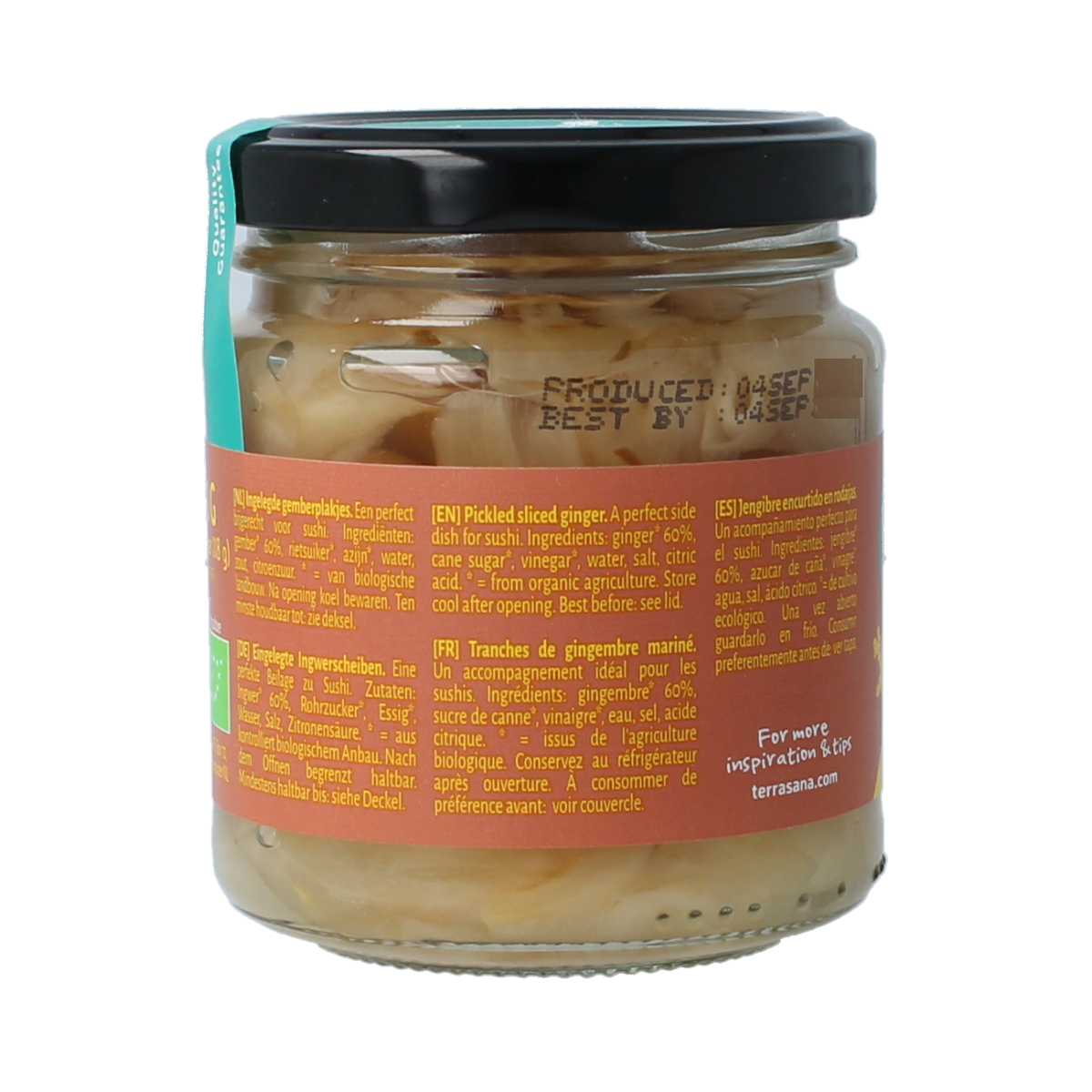 TerraSana Sushi gember bio 190.00 Gram