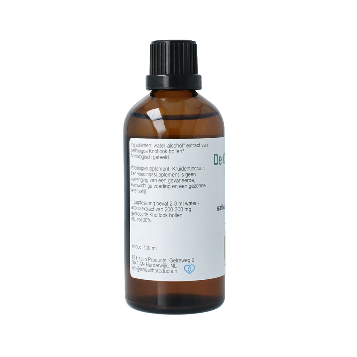 De Cruydhof Allium sativum bulb/knoflook tinctuur bio 100.00 Milliliter