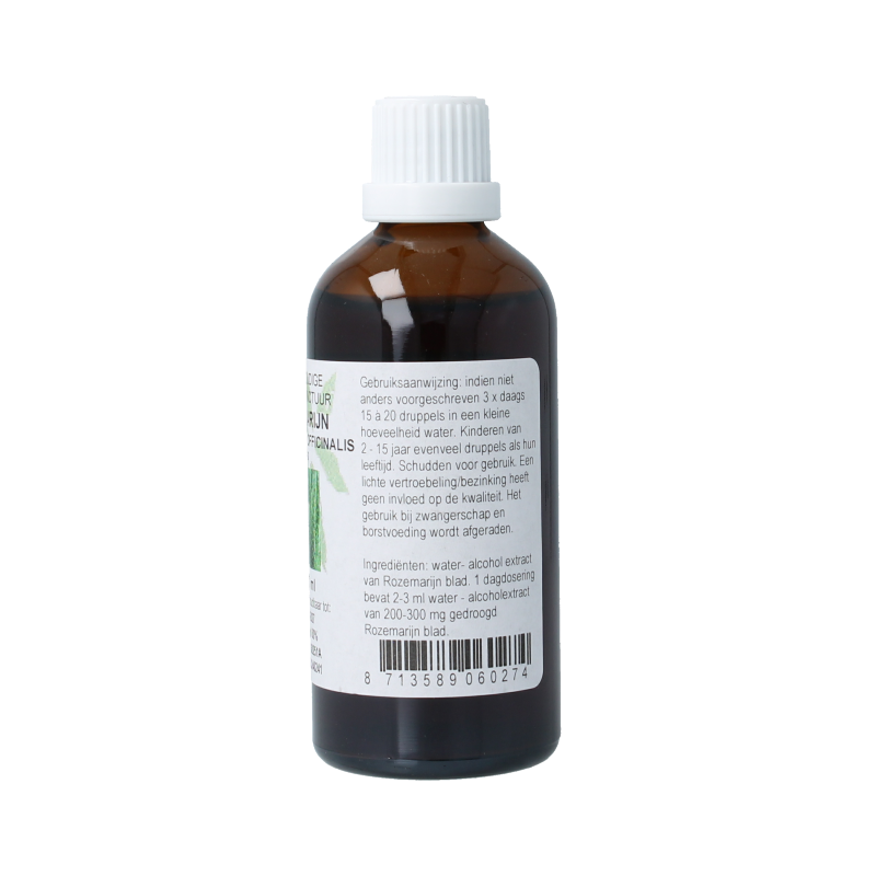 Cruydhof Rosmarinus off fol / rozemarijn tinctuur 100 Milliliter