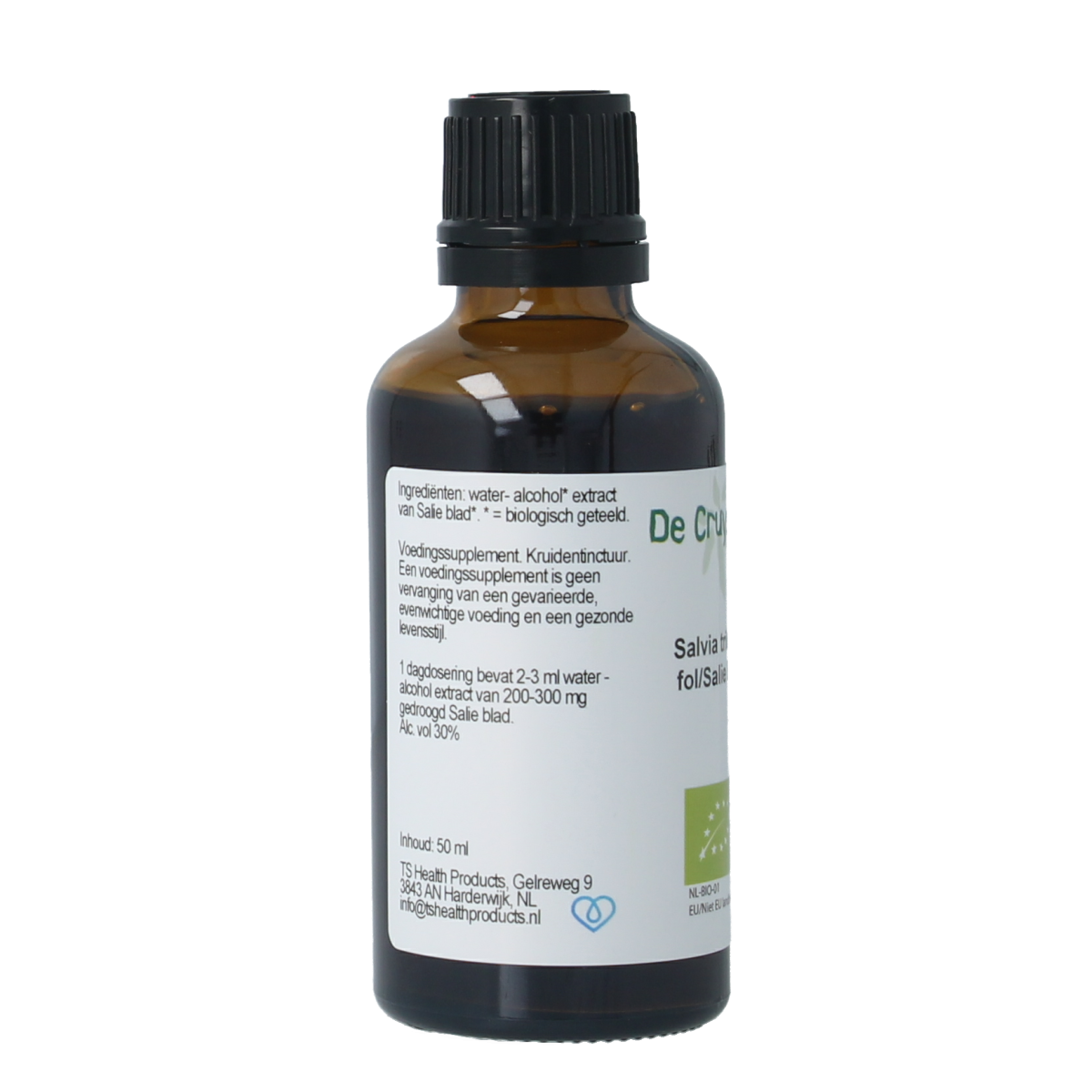 Cruydhof Salvia tribola fol / salie tinctuur bio 50.00 Milliliter