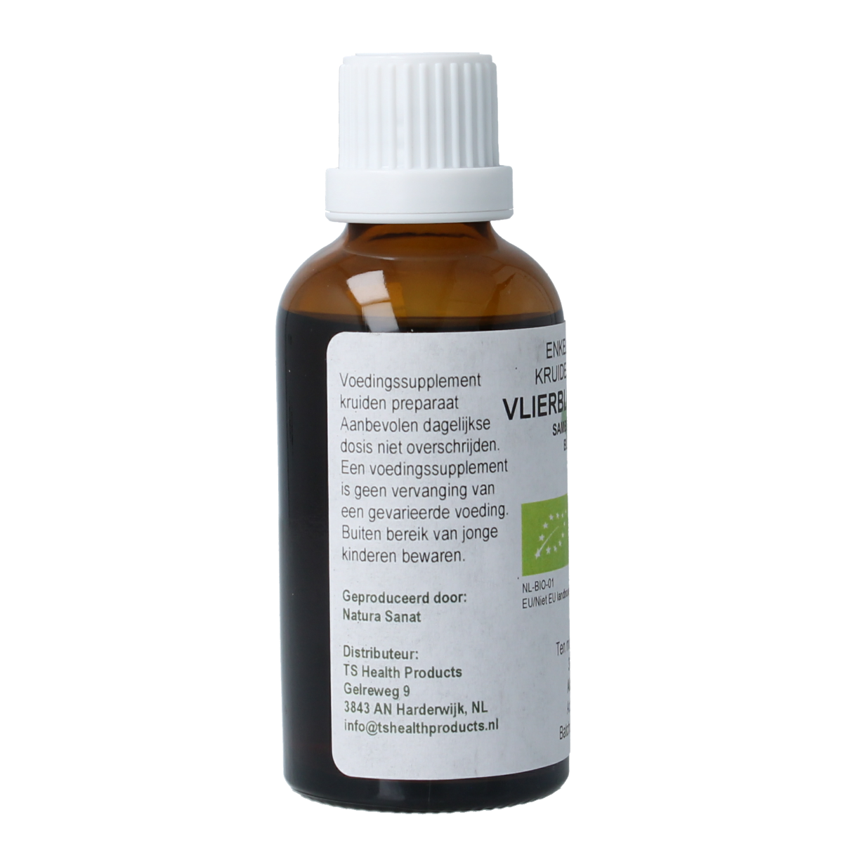 Cruydhof Sambucus nigra / gewone vlier bio 50.00 Milliliter