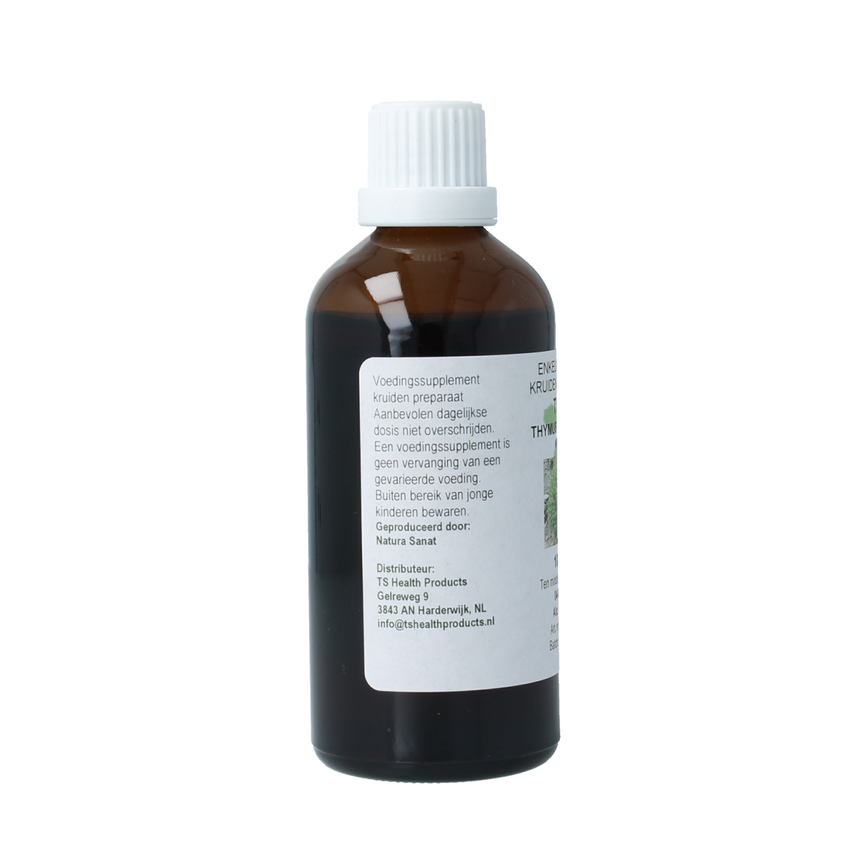 Cruydhof Thymus vulgaris herb / tijm tinctuur 100.00 Milliliter