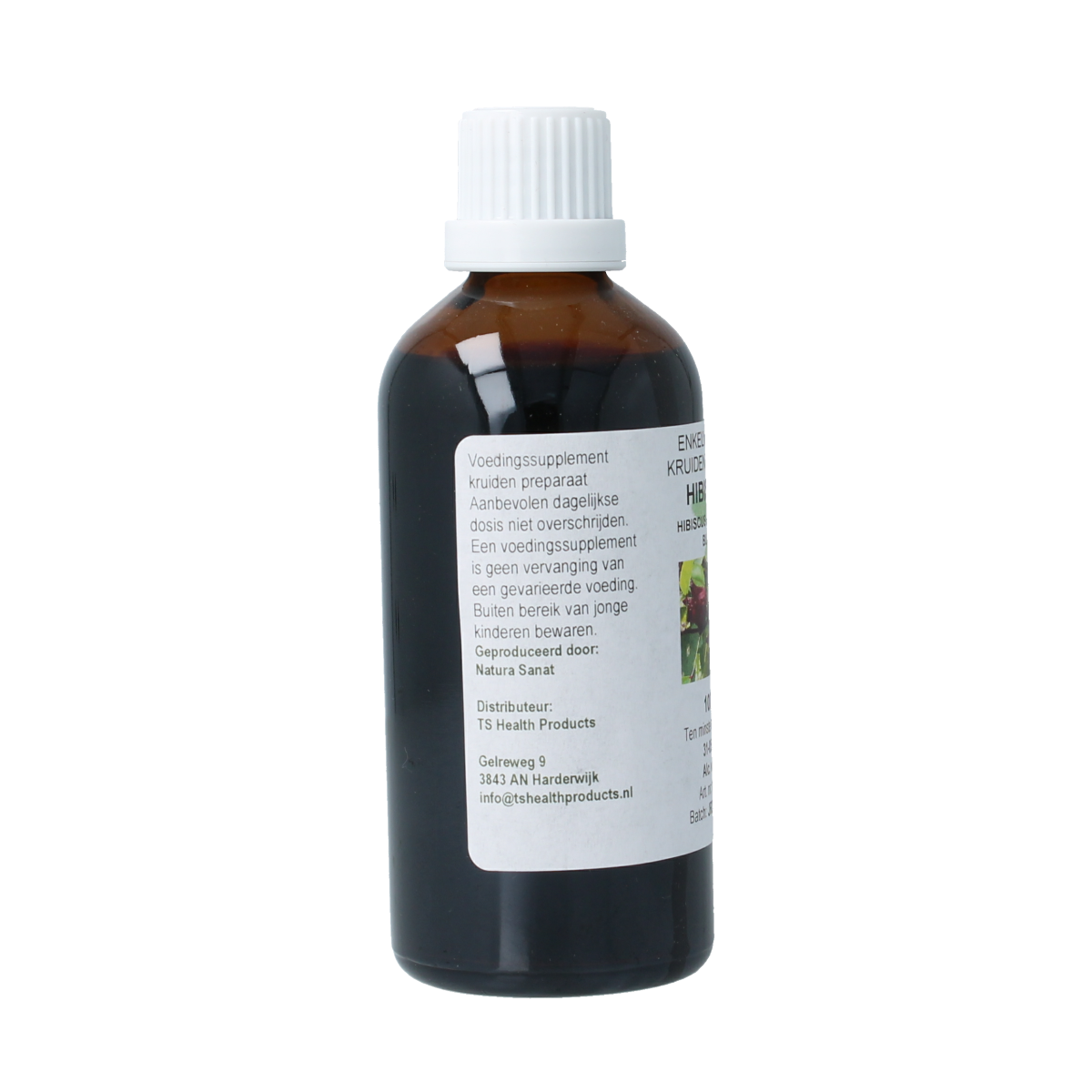 Cruydhof Hibiscus sabdariffa flor tinctuur 100.00 Milliliter