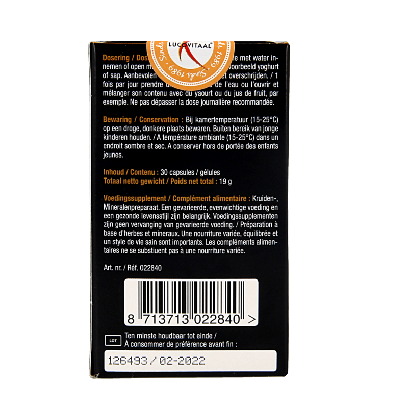 Lucovitaal Bloedsuikerspiegel 30 Capsules