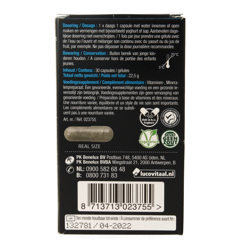 Lucovitaal WLS multi mineralen 30.00 Capsules