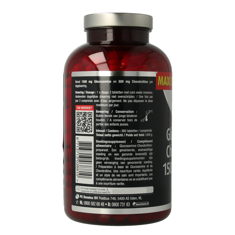 Lucovitaal Glucosamine chondroitine pot 360 Tabletten