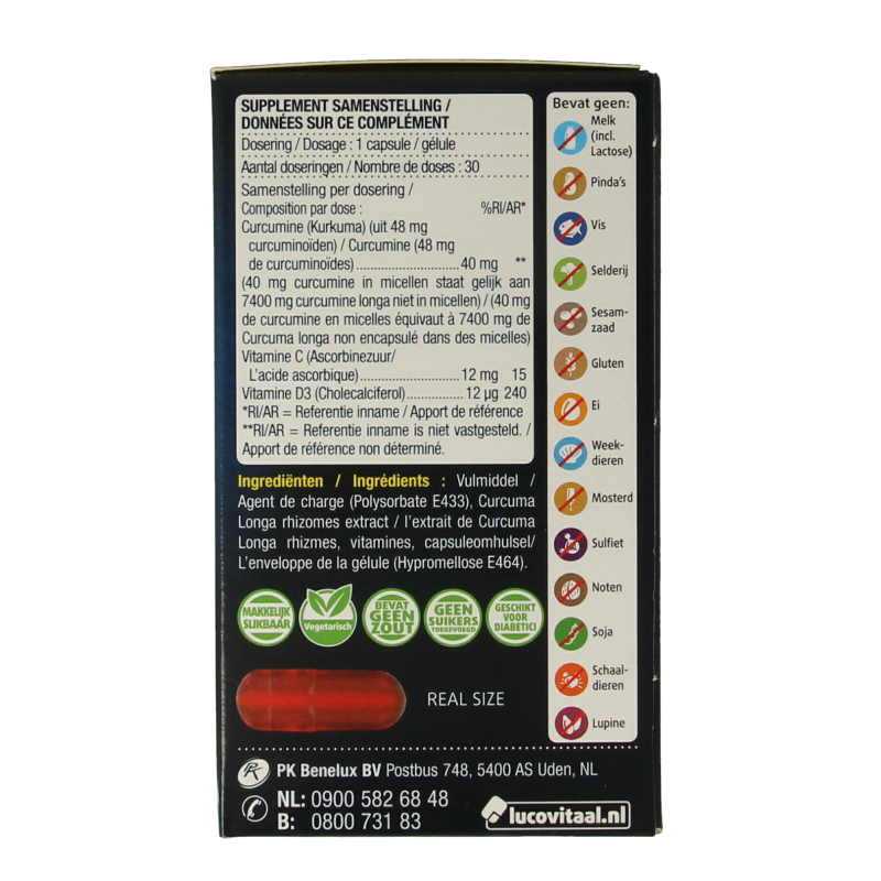 Lucovitaal Super kurkuma 30 Capsules