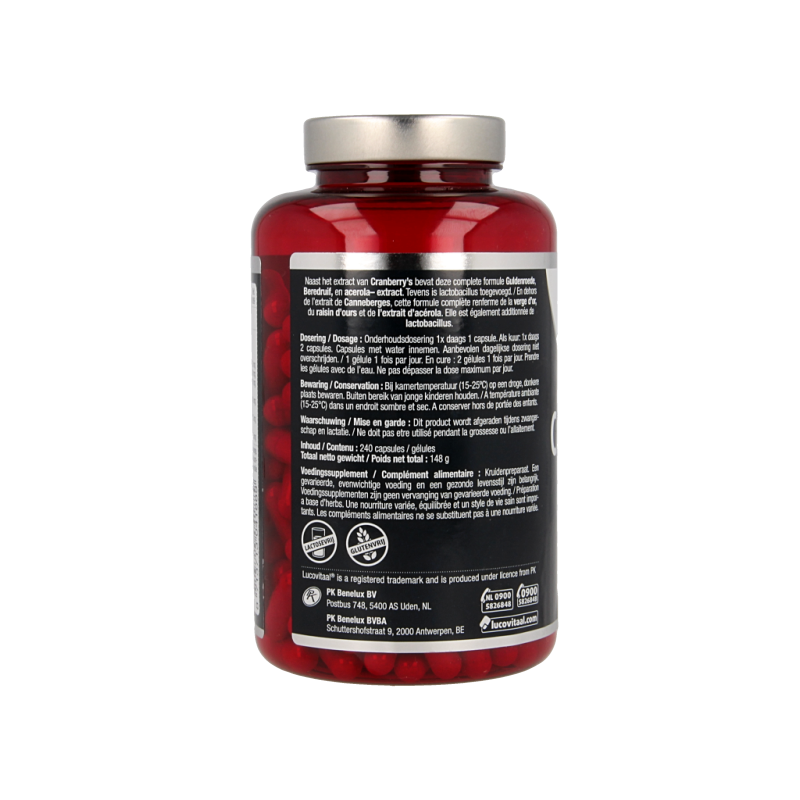 Lucovitaal Cranberry x-tra 240.00 Capsules