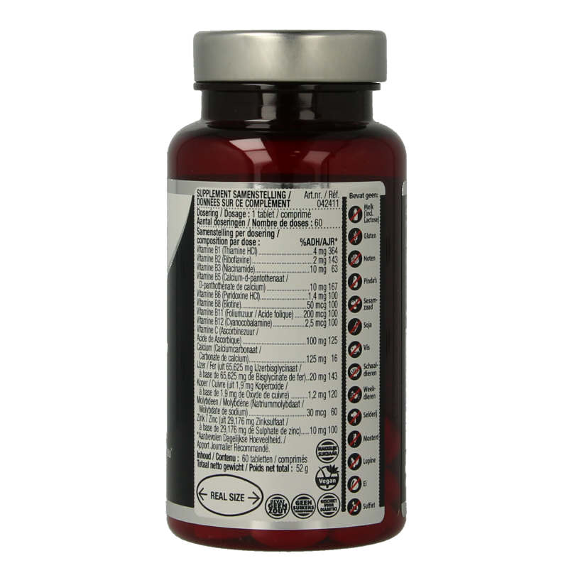 Lucovitaal Sterk ijzer complex 60 Tabletten