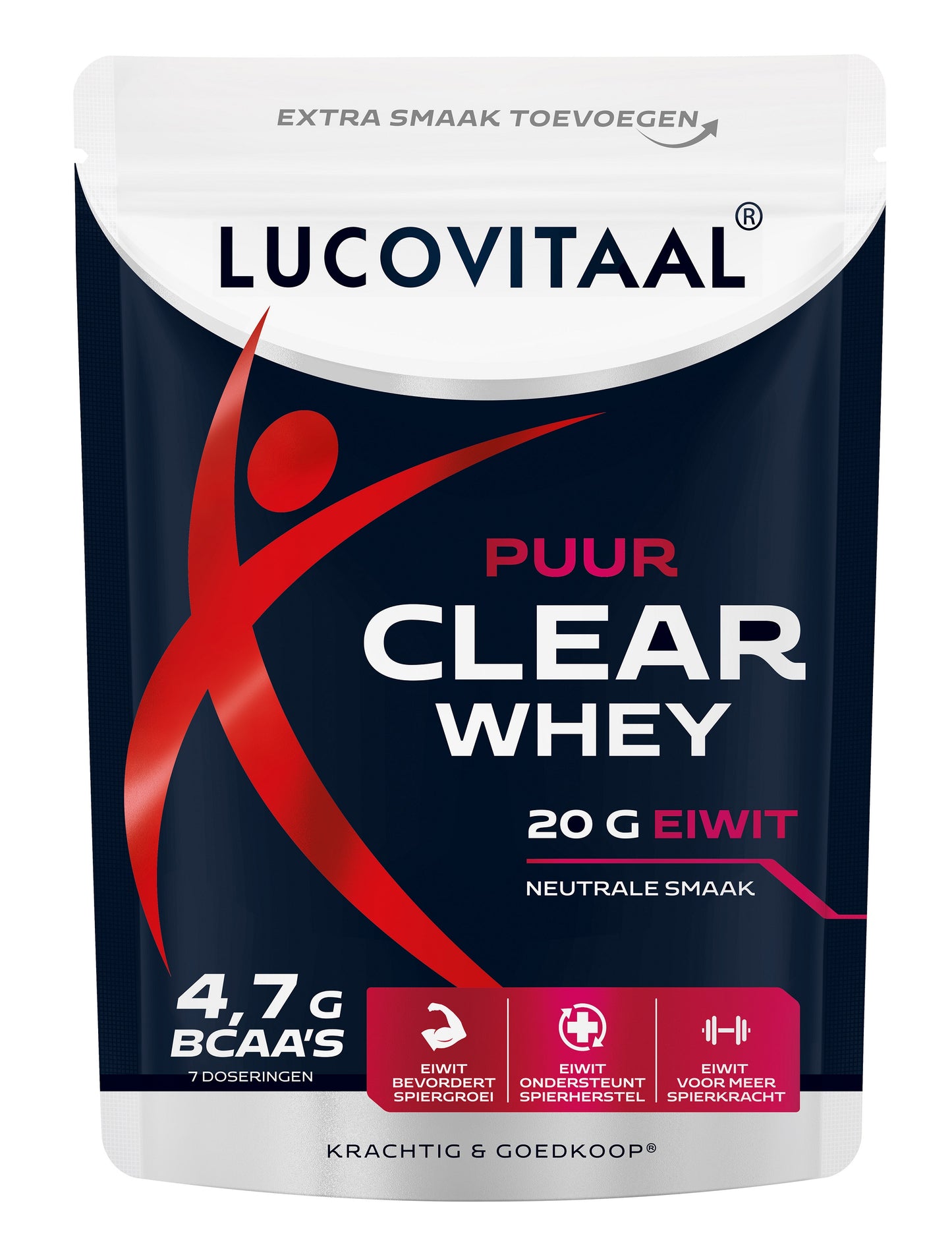 Lucovitaal Clear whey poeder puur 175.00 Gram