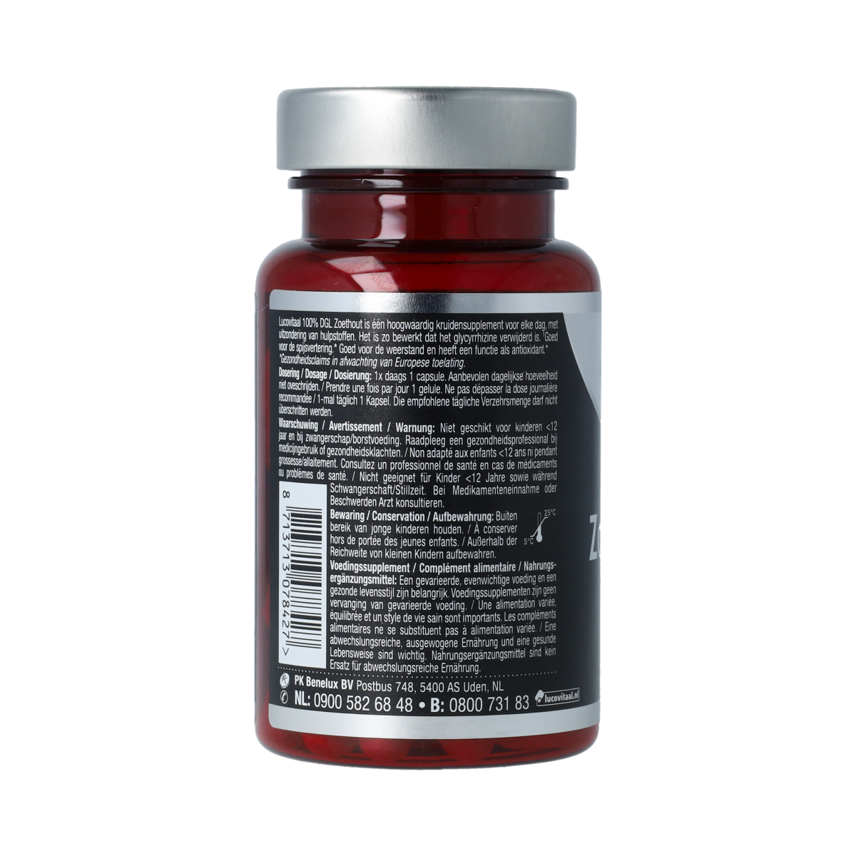 Lucovitaal Zoethout DGL 100% 60.00 Capsules