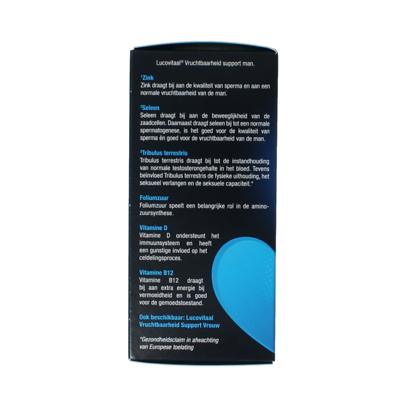 Lucovitaal Vruchtbaarheid support man 60 Tabletten