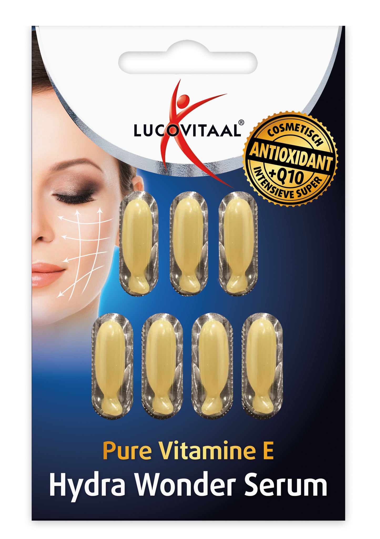 Lucovitaal Vitamine E hydra wonder serum 7.00 Capsules