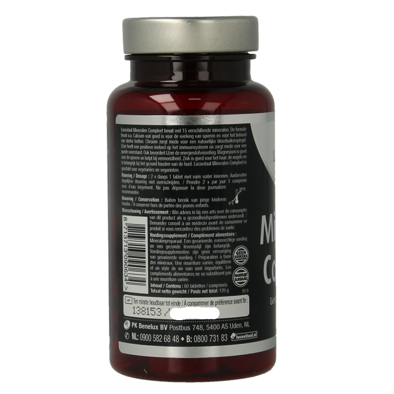 Lucovitaal Mineralen compleet 60.00 Tabletten