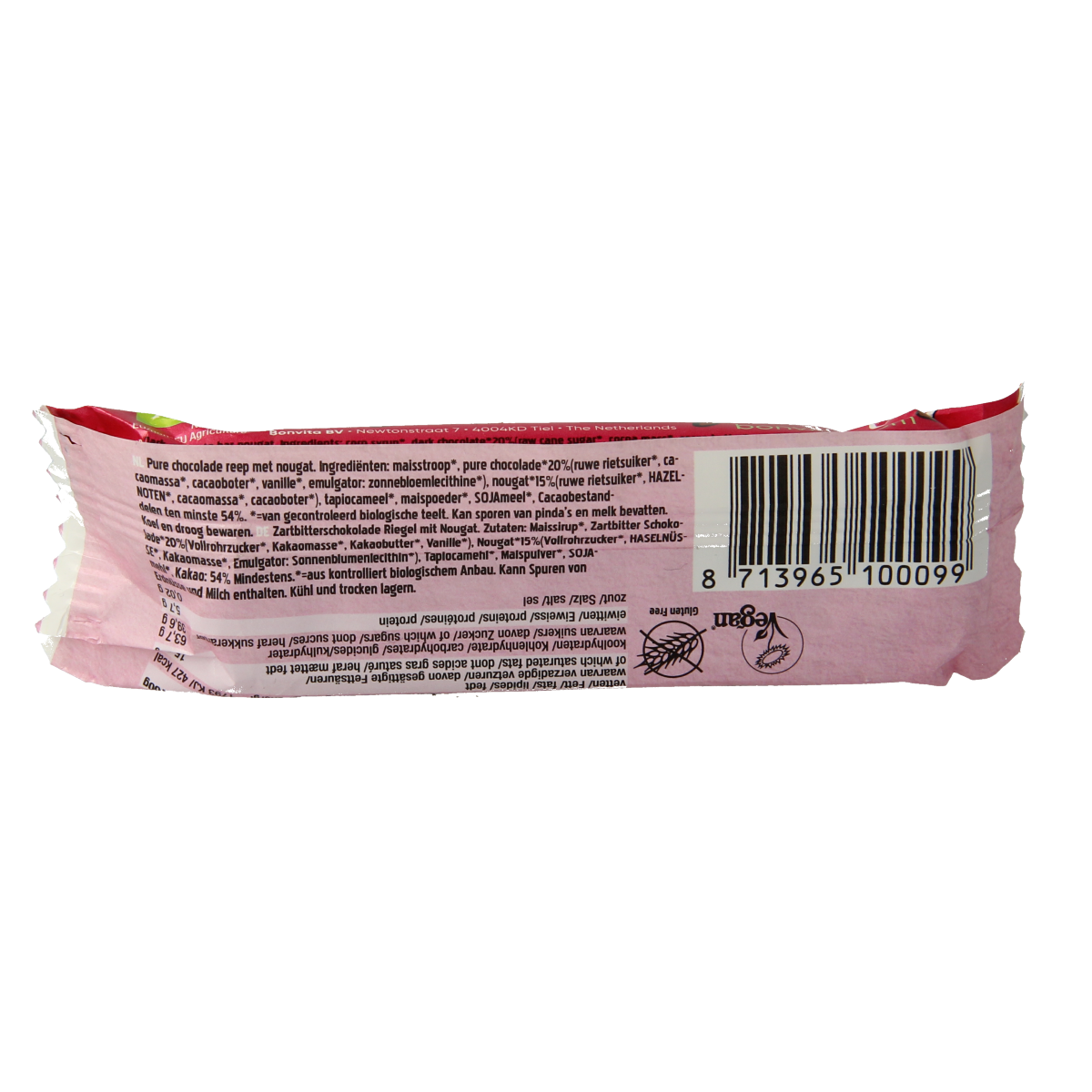 Bonvita Choco nougat puur bio 40.00 Gram