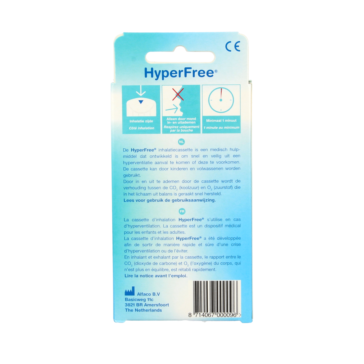 Hyperfree Tegen hyperventilatie 1.00 Stuks