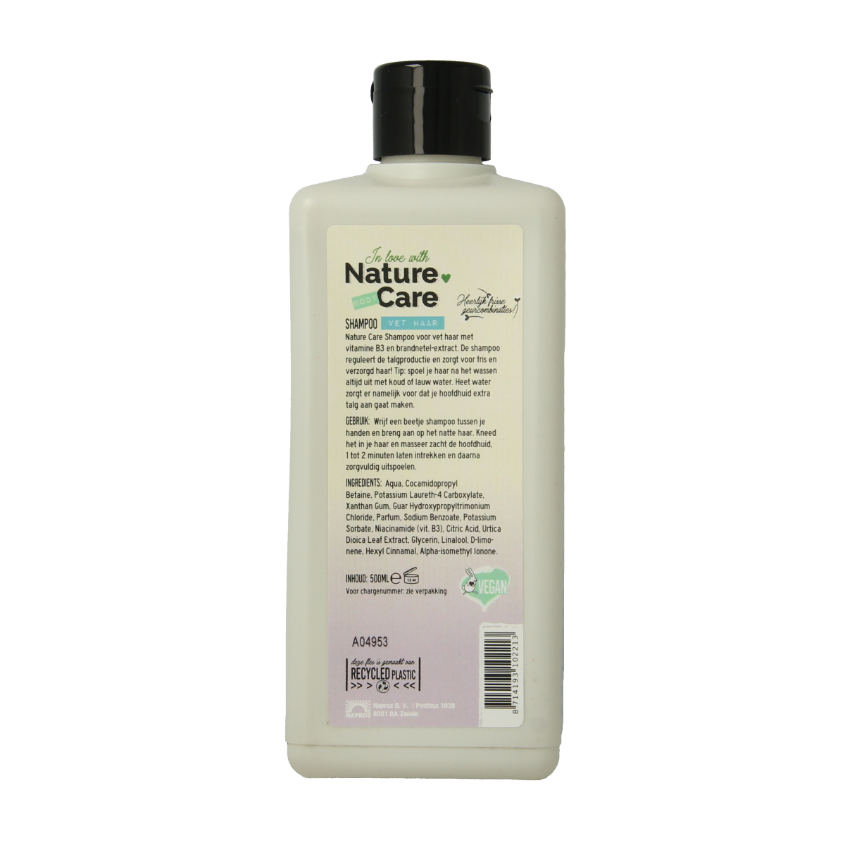 Nature Care Shampoo vet haar 500.00 Milliliter