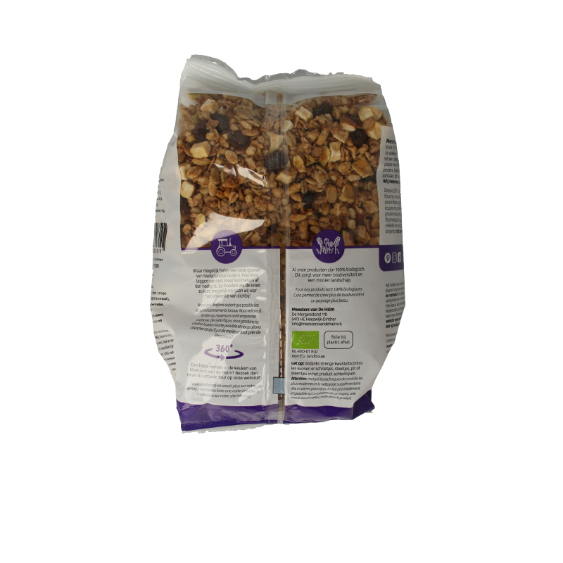 De Halm Crunchy appel/kaneel bio 450 Gram
