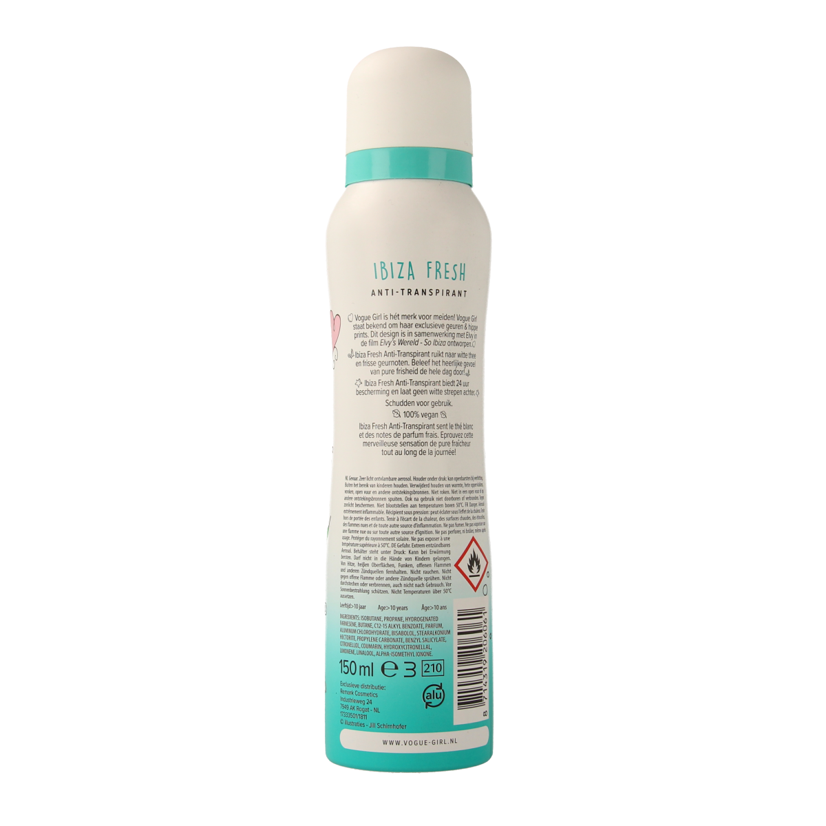 Vogue Girl deodorant Ibiza fresh 150.00 Milliliter