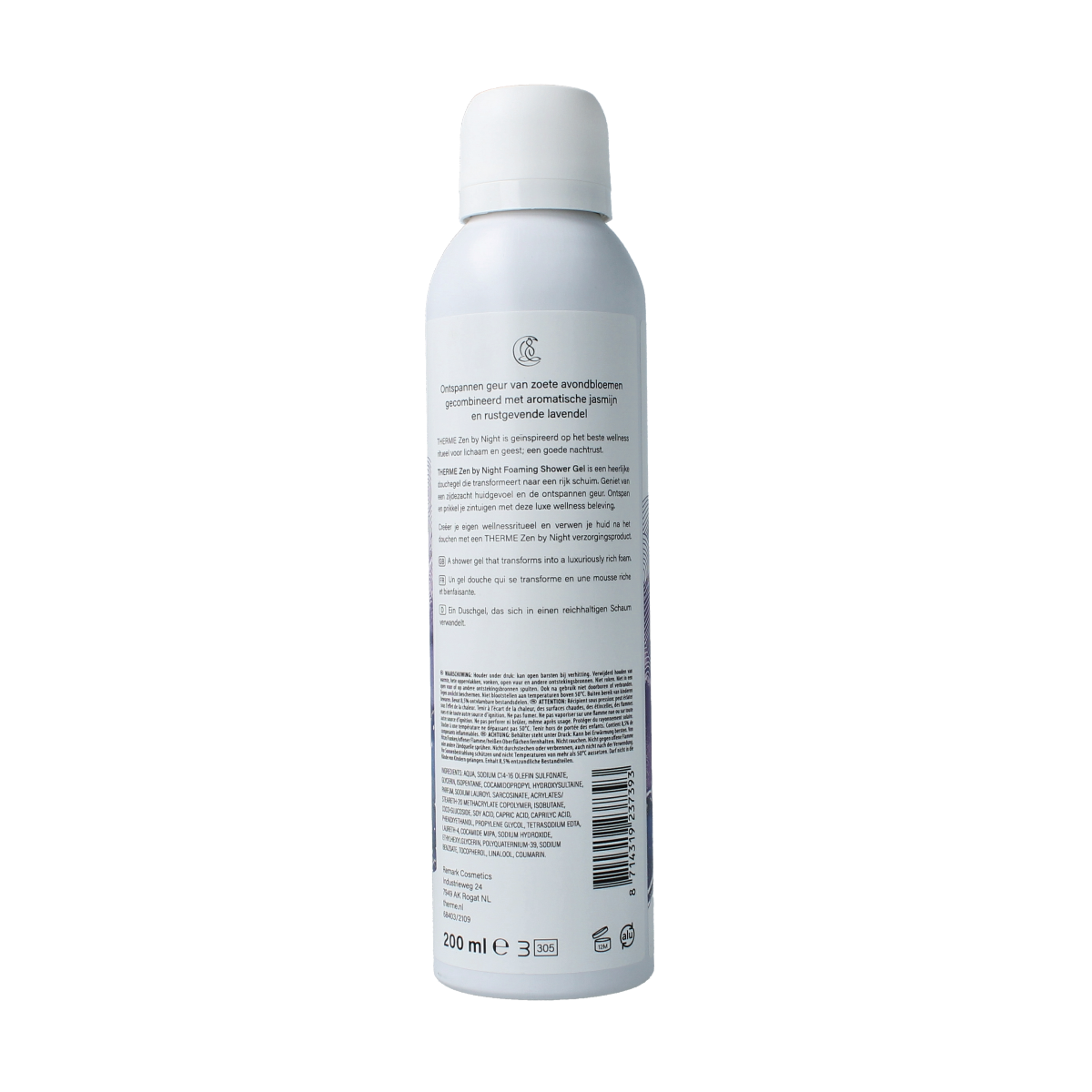 Therme Zen by night foaming showergel 200.00 Milliliter