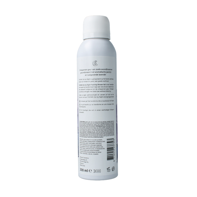 Therme Zen by night foaming showergel 200.00 Milliliter