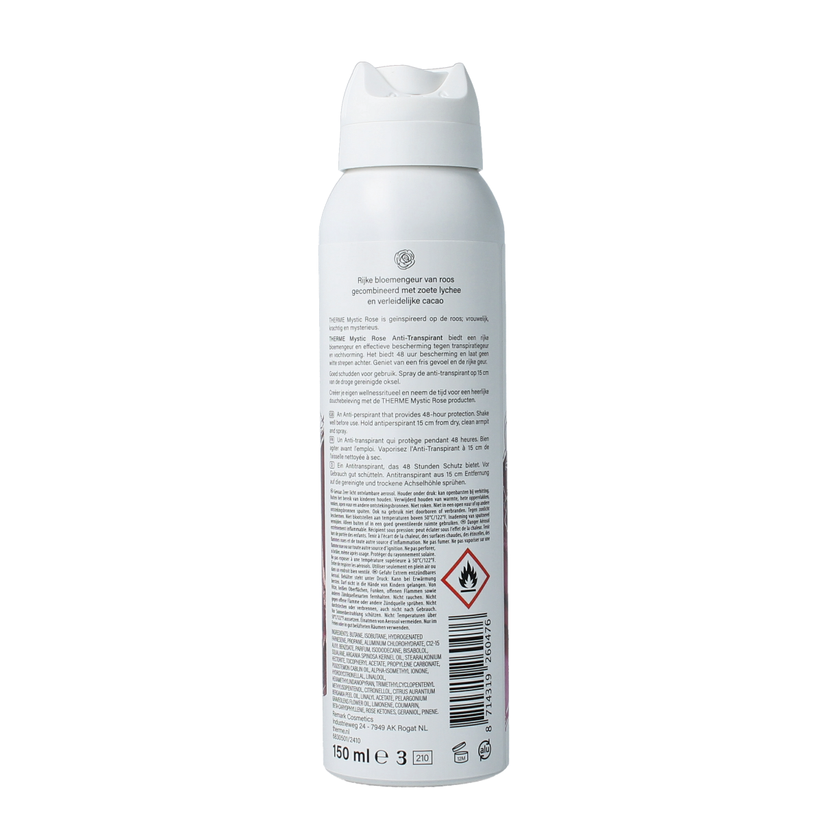 Therme Mystic rose deodorant anti-transpirant 150.00 Milliliter