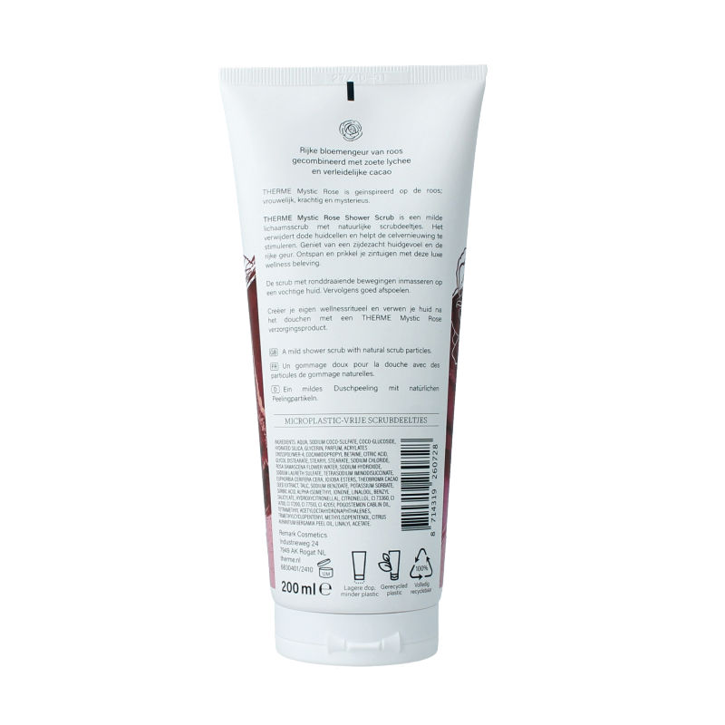 Therme Mystic rose shower scrub 200 Milliliter