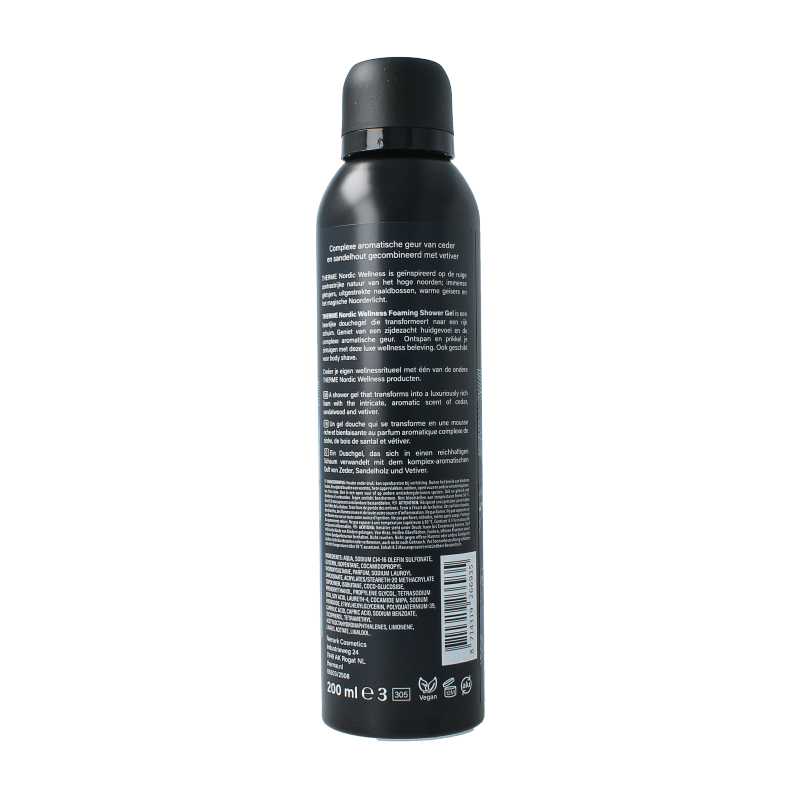 Therme Nordic wellness foaming shower gel 200.00 Milliliter
