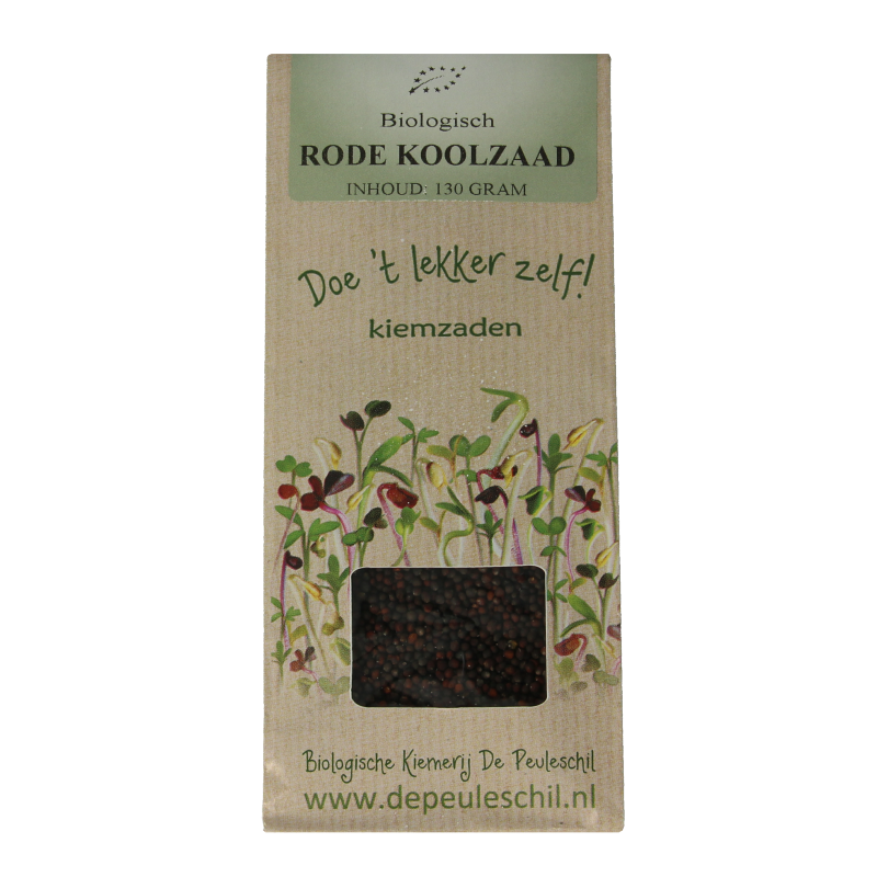 Peuleschil Rode kool zaad bio 130 Gram