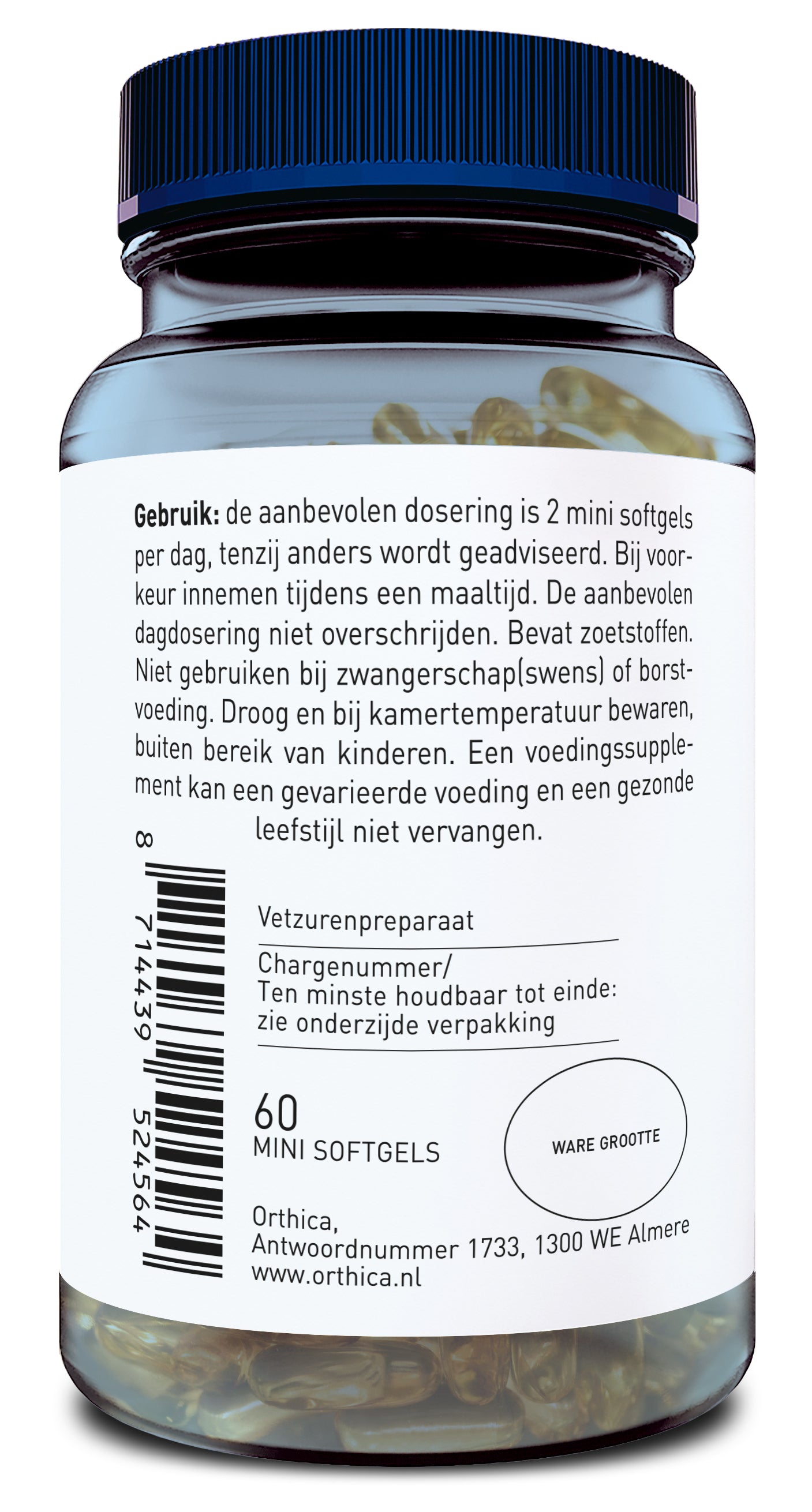 Orthica Omega 3 krillolie 60 Capsules