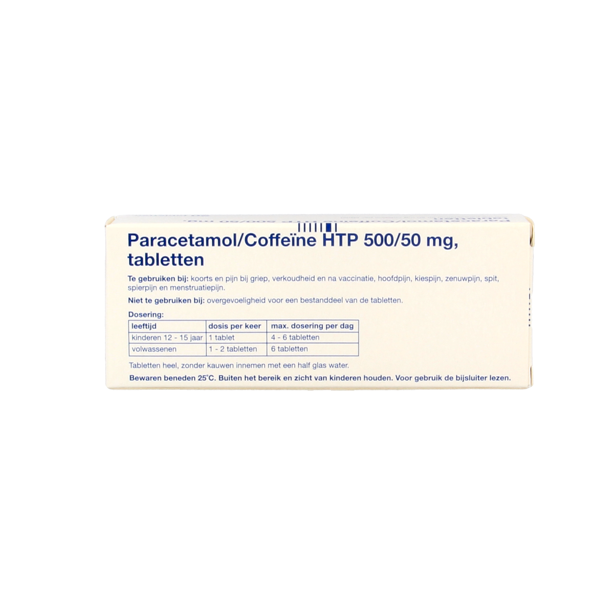 Healthypharm Paracetamol 500mg coffeine 20.00 Tabletten