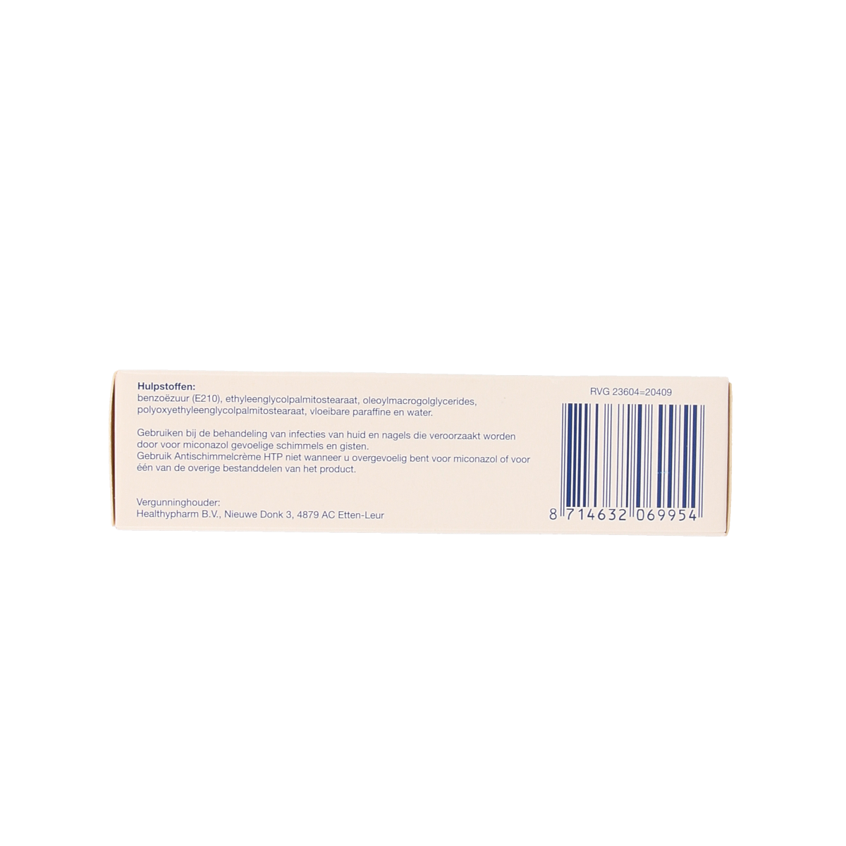 Healthypharm Miconazolnitraat 20mg/g creme 30.00 Gram