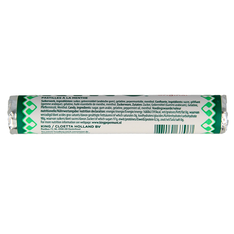 King Pepermunt extra strong 1 Rol