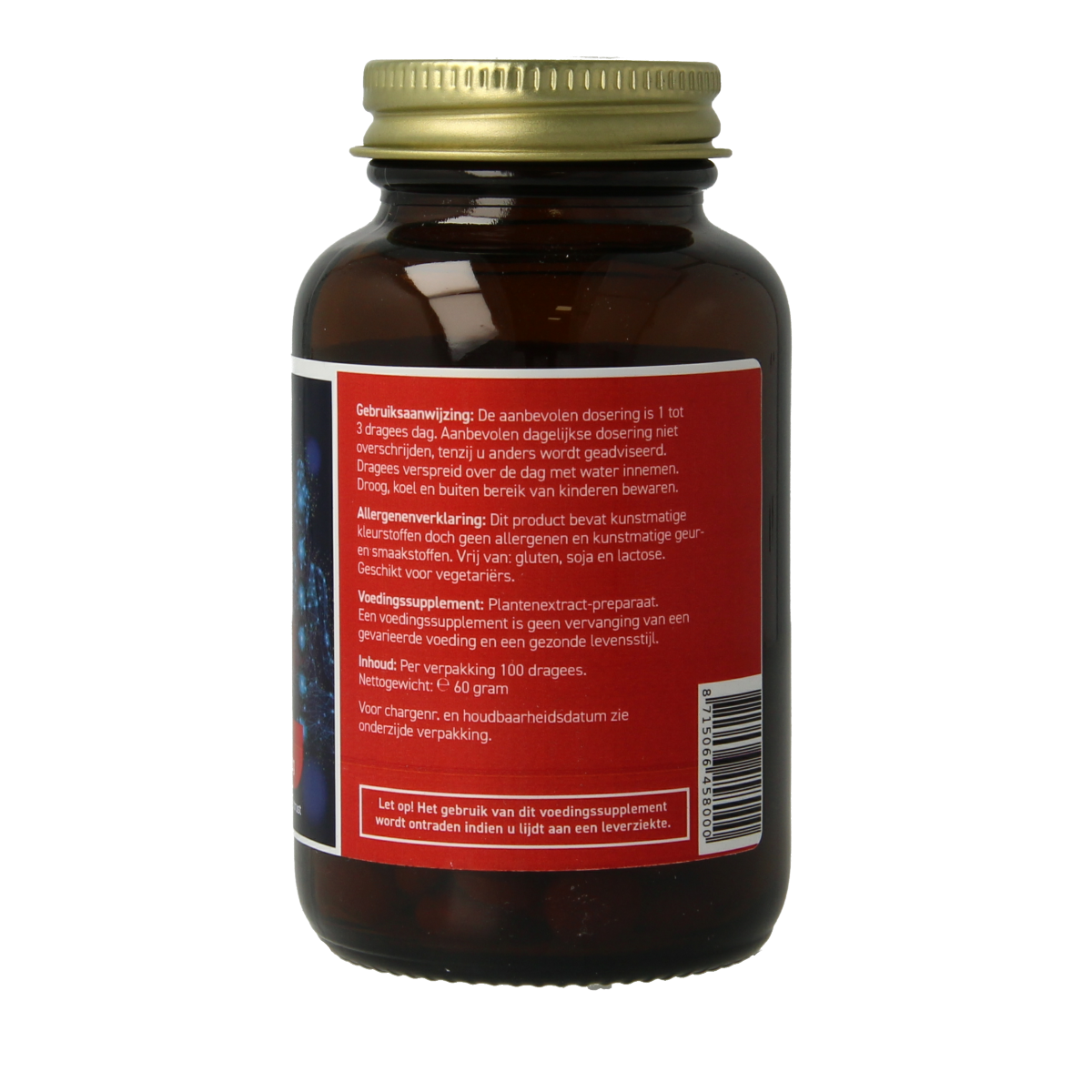 All Natural Rode valeriaan 100.00 Dragees