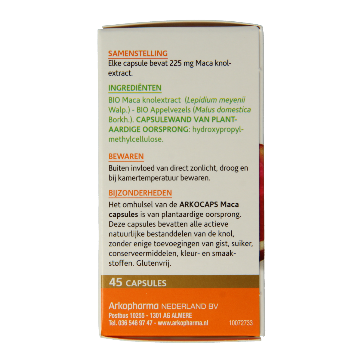 Arkocaps Maca bio 45.00 Capsules