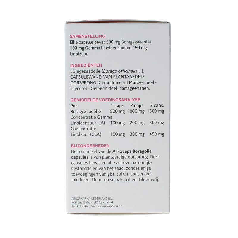 Arkocaps Borage olie 180 Capsules