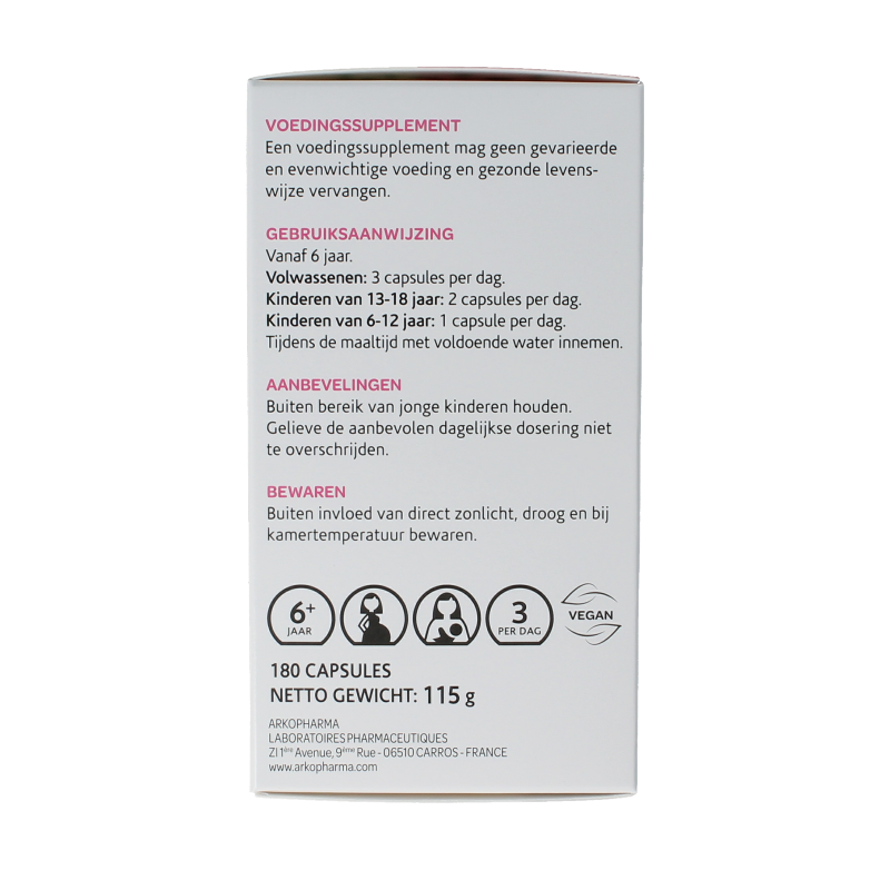 Arkocaps Borage olie 180 Capsules