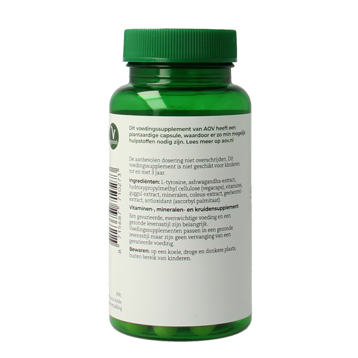 AOV 1027 Schildkliernorm 60.00 Vegetarische capsules