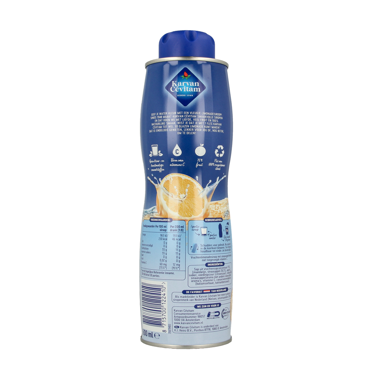 Karvan Cevitam Sinaasappel 600.00 Milliliter