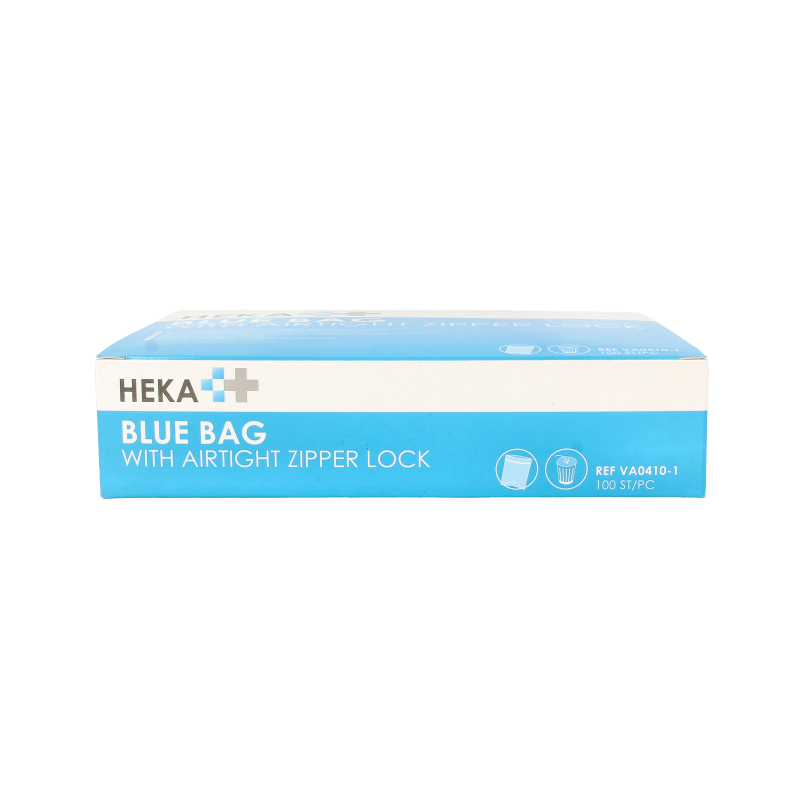 Heka Bluebag stoma afvalzakje gripsluiting niet-steriel 100 Stuks